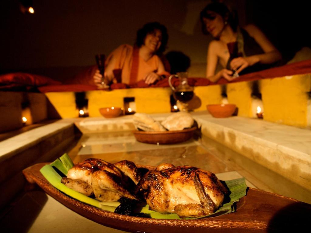 Termas Aqua Libera Pension Aljucén Buitenkant foto