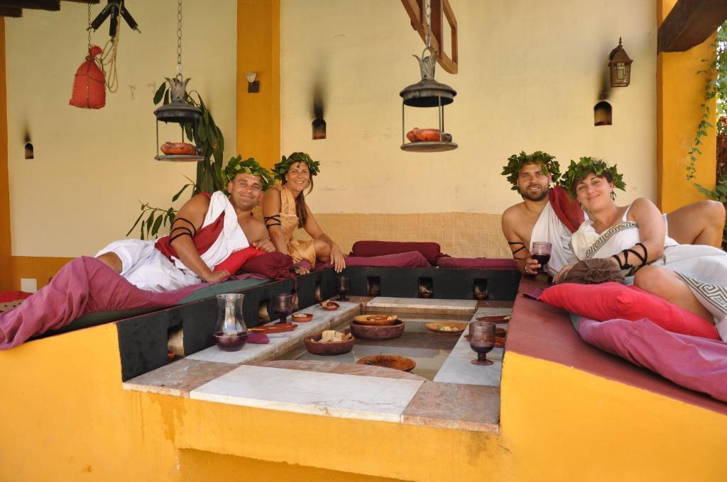 Termas Aqua Libera Pension Aljucén Buitenkant foto