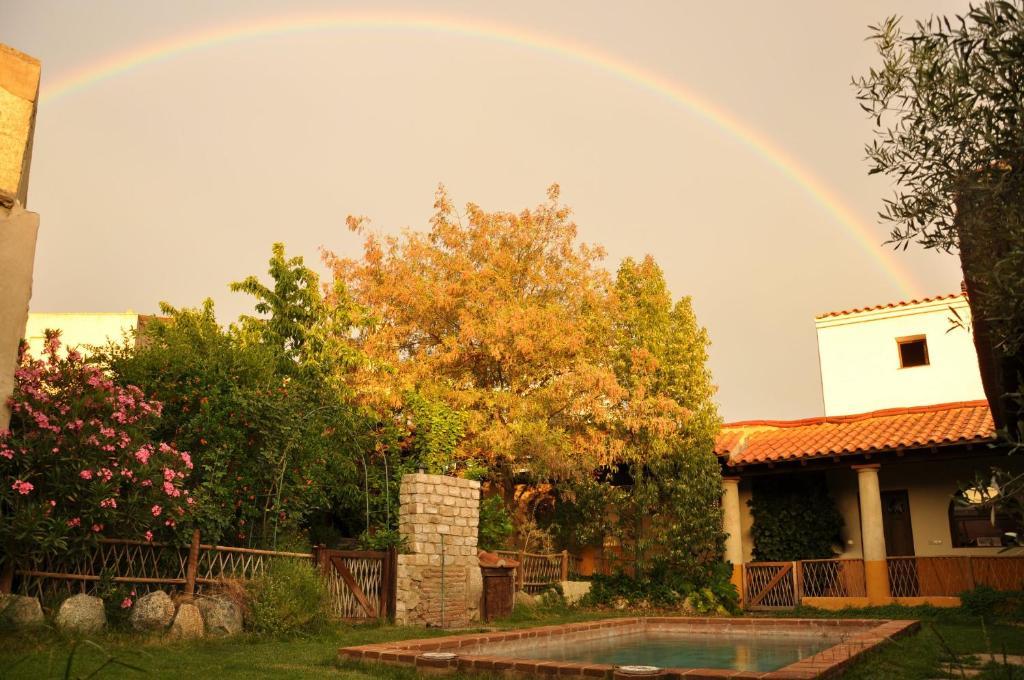 Termas Aqua Libera Pension Aljucén Buitenkant foto